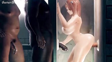 Gloryhole Bitch: Honoka's Anal Adventure with General Butcher