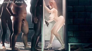 Gloryhole Bitch: Honoka's Anal Adventure with General Butcher