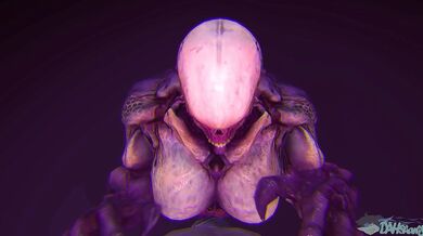 Watch as the Hell Knight Slut eagerly seeks out a cock to satisfy her insatiable desires!