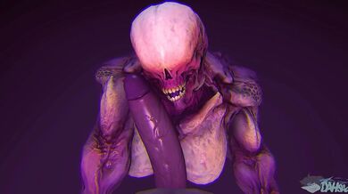 Watch as the Hell Knight Slut eagerly seeks out a cock to satisfy her insatiable desires!