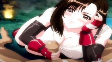 Watch Tifa and other Final Fantasy characters get steamy in front of the fireplace!