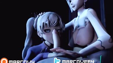 A Tale of Two Brotherly Sisters: Weiss and Schnee Deepthroats MarcosfM