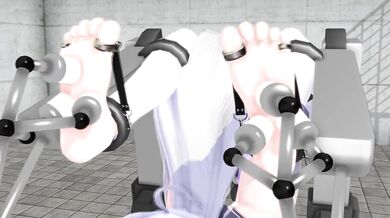 BDSM Foot Tickle Tor*ture: Captive Girl's Feet Pleasure and Pain