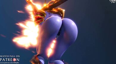 Shyvana's Sensual Striptease