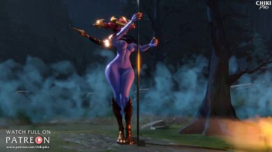 Shyvana's Sensual Striptease