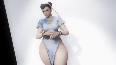 Uncle's Naughty Chun-Li Dream Shoot with AndiFang