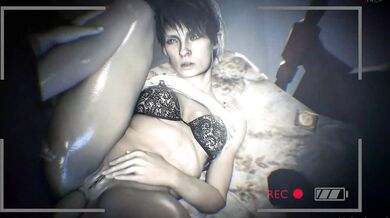 The Horny Daughter of Umbrella Corporation's CEO, Zoe Baker, Fucking Her Way Through Raccoon City to Escape the Undead Outbreak in Resident Evil 7