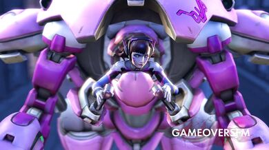 D.VA and Demon-Mann's Erotic Encounter