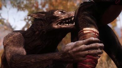 Uncontrollable Lust: Werewolf Fucks Half-Khajiit in the Forest