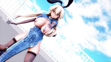 Sexy Schoolgirl Shimakaze Gets Naughty in Hi-Fi Rave with Horny Dude