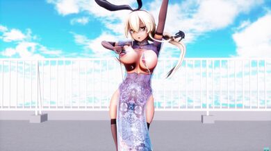 Sexy Schoolgirl Shimakaze Gets Naughty in Hi-Fi Rave with Horny Dude