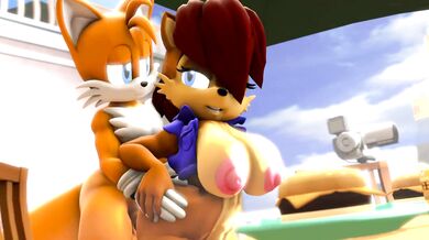 Sonic's Tail-Loving Girlfriend Gets Fucked by Spider-Man in 'Tails x Sally'