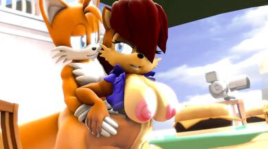 Sonic's Tail-Loving Girlfriend Gets Fucked by Spider-Man in 'Tails x Sally'