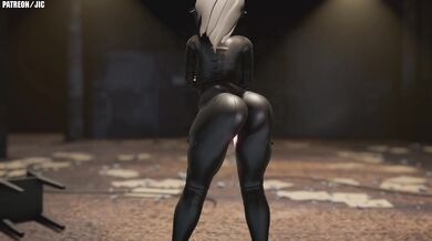 Cindering Chewy's Hips with RWBY Dance Moves!