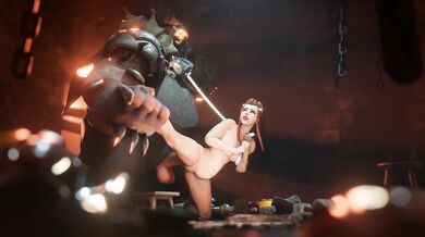 Brigitte's Infernal Impregnation: A ZMSFM Hentai Pregnancy Adventure