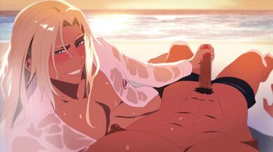 Busty Babe Sana's Sexy Soaked Summer at the Beach