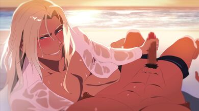 Busty Babe Sana's Sexy Soaked Summer at the Beach