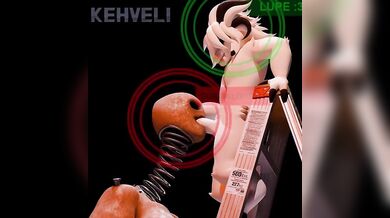 Mega Dong Fucks Hairy Beast's Balls