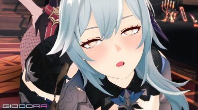 Rosaria's Futa & Eula's Lesbian Adventures in Genshin Impact!