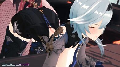 Rosaria's Futa & Eula's Lesbian Adventures in Genshin Impact!
