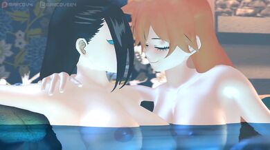 Mind-blowing Gangbang with Kendou Itsuka and Yaoyorozu Momo [marcossfm]
