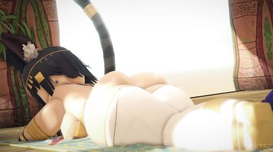 The cat licked the crotch of the naughty schoolgirl with enthusiasm