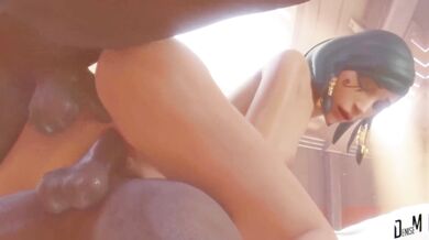 Fucking Pharah in Overwatch Porn Parody