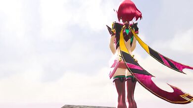 Pyra from Xenoblade Takes it All Deep