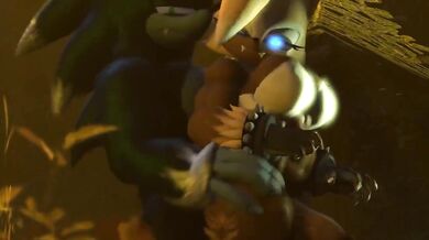 Lycantrope baisé par un loup-garou, whisperings à grande échelle