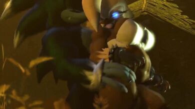 Lycantrope baisé par un loup-garou, whisperings à grande échelle