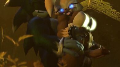 Lycantrope baisé par un loup-garou, whisperings à grande échelle