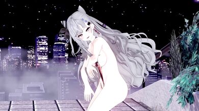 Vestia Zeta Banged Hard in Haniwa's Miniature Garden