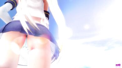 - Lamb to the Slaughter: Shimakaze and Hatsune's Panty Peekaboo Orgy [Uncensored MMD]