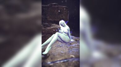 A horny nymph plays with her pussy in the wet and wild swamps of Japan!