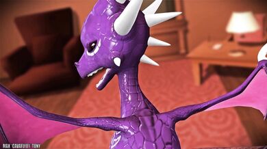 - Wet and Messy: Cynder's First Human Creampie