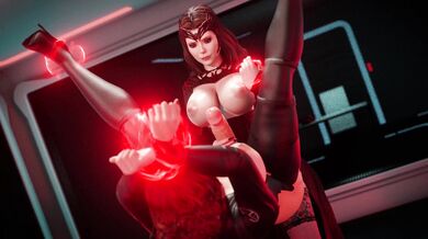 Black Widow gets fucked by Wanda in 4K Ultra HD