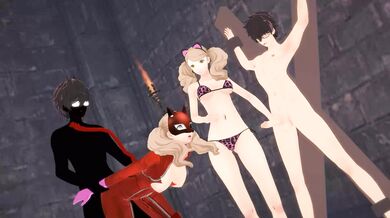 Val's Wicked Temptation: Ann Takamaki's Forbidden Desires Unleashed