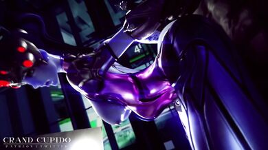 Widowmaker's Booty Banged by Dark Skinned Lover
