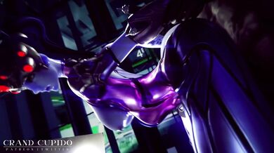 Widowmaker's Booty Banged by Dark Skinned Lover