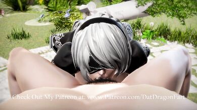 [Dat Dragon Fart] Blindfolded Milky Gokkun (2B)