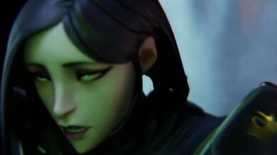Young girl gets fucked by a giant serpent in an animated sex scene