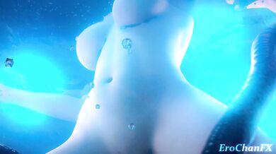 Aquatic Tifa's Invertebrate Hentai Encounter