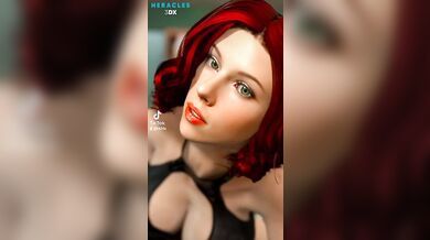 - Black Widow's Sexy Striptease