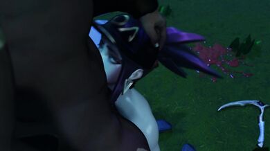 Akali's Hot and Horny Sexual Duel with SandflyActual