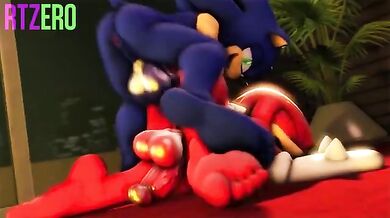 Sonic and Knuckles Fucking Hard in Part 2 of their RTZero Porn Adventure