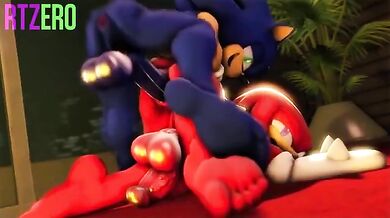 Sonic and Knuckles Fucking Hard in Part 2 of their RTZero Porn Adventure