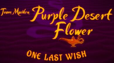 Purple Desert Flower