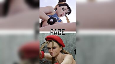 Chun-Li vs Cammy White in a Lesbian Catfight