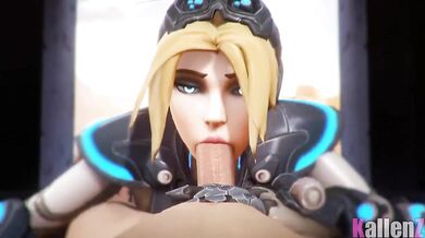 Space Warrior's Secret Mouth Fucking Session with the Alien Queen