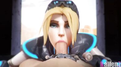 Space Warrior's Secret Mouth Fucking Session with the Alien Queen